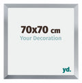 Catania MDF Photo Frame 70x70cm Silver Size | Yourdecoration.com