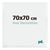 Catania MDF Photo Frame 70x70cm White Size | Yourdecoration.com