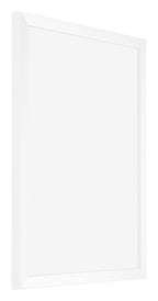Catania MDF Photo Frame 70x90cm White Front Oblique | Yourdecoration.com