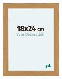 Como MDF Photo Frame 18x24cm Beech Front Size | Yourdecoration.com