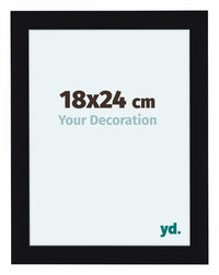 Como MDF Photo Frame 18x24cm Black High Gloss Front Size | Yourdecoration.com