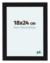 Como MDF Photo Frame 18x24cm Black Matte Front Size | Yourdecoration.com