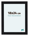 Como MDF Photo Frame 18x24cm Black Matte Front Size | Yourdecoration.com