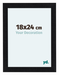 Como MDF Photo Frame 18x24cm Black Matte Front Size | Yourdecoration.com