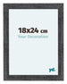Como MDF Photo Frame 18x24cm Gray Swept Front Size | Yourdecoration.com