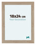 Como MDF Photo Frame 18x24cm Oak Light Front Size | Yourdecoration.com