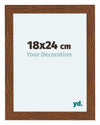 Como MDF Photo Frame 18x24cm Oak Rustiek Front Size | Yourdecoration.com