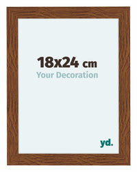 Como MDF Photo Frame 18x24cm Oak Rustiek Front Size | Yourdecoration.com