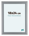 Como MDF Photo Frame 18x24cm Silver Matte Front Size | Yourdecoration.com