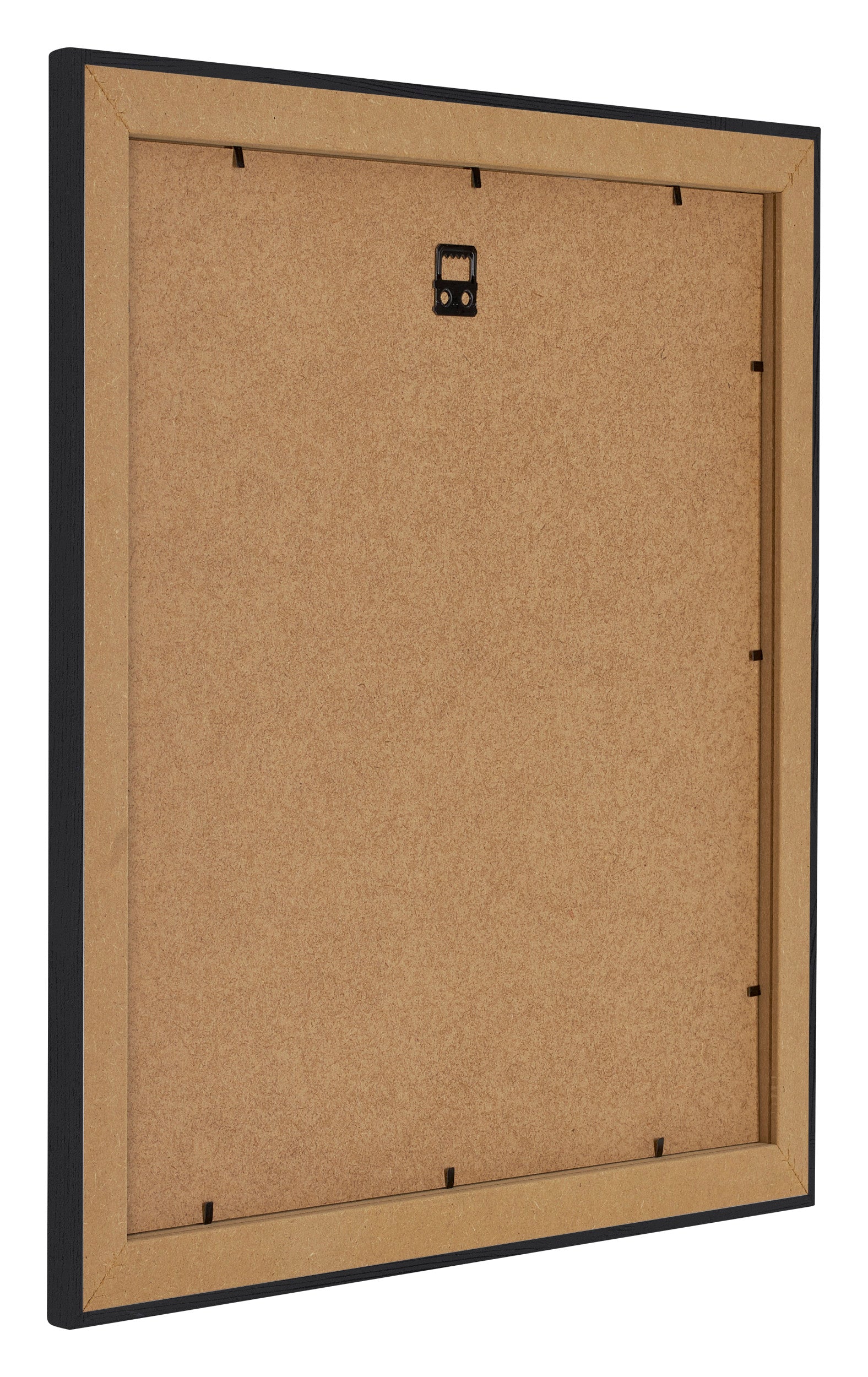 Como MDF Photo Frame 20x20cm Black Woodgrain Back Oblique | Yourdecoration.com