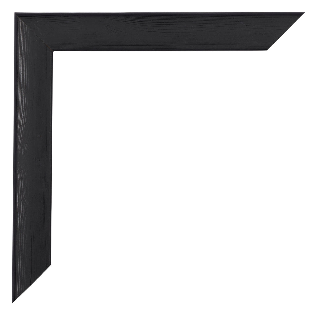 Como MDF Photo Frame 20x20cm Black Woodgrain Corner | Yourdecoration.com