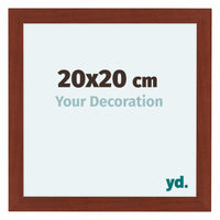 Como MDF Photo Frame 20x20cm Cherry Front Size | Yourdecoration.com