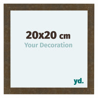 Como MDF Photo Frame 20x20cm Gold Antique Front Size | Yourdecoration.com