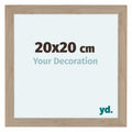 Como MDF Photo Frame 20x20cm Oak Light Front Size | Yourdecoration.com