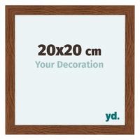 Como MDF Photo Frame 20x20cm Oak Rustiek Front Size | Yourdecoration.com