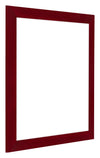 Como MDF Photo Frame 20x20cm Wine Red Swept Front Oblique | Yourdecoration.com