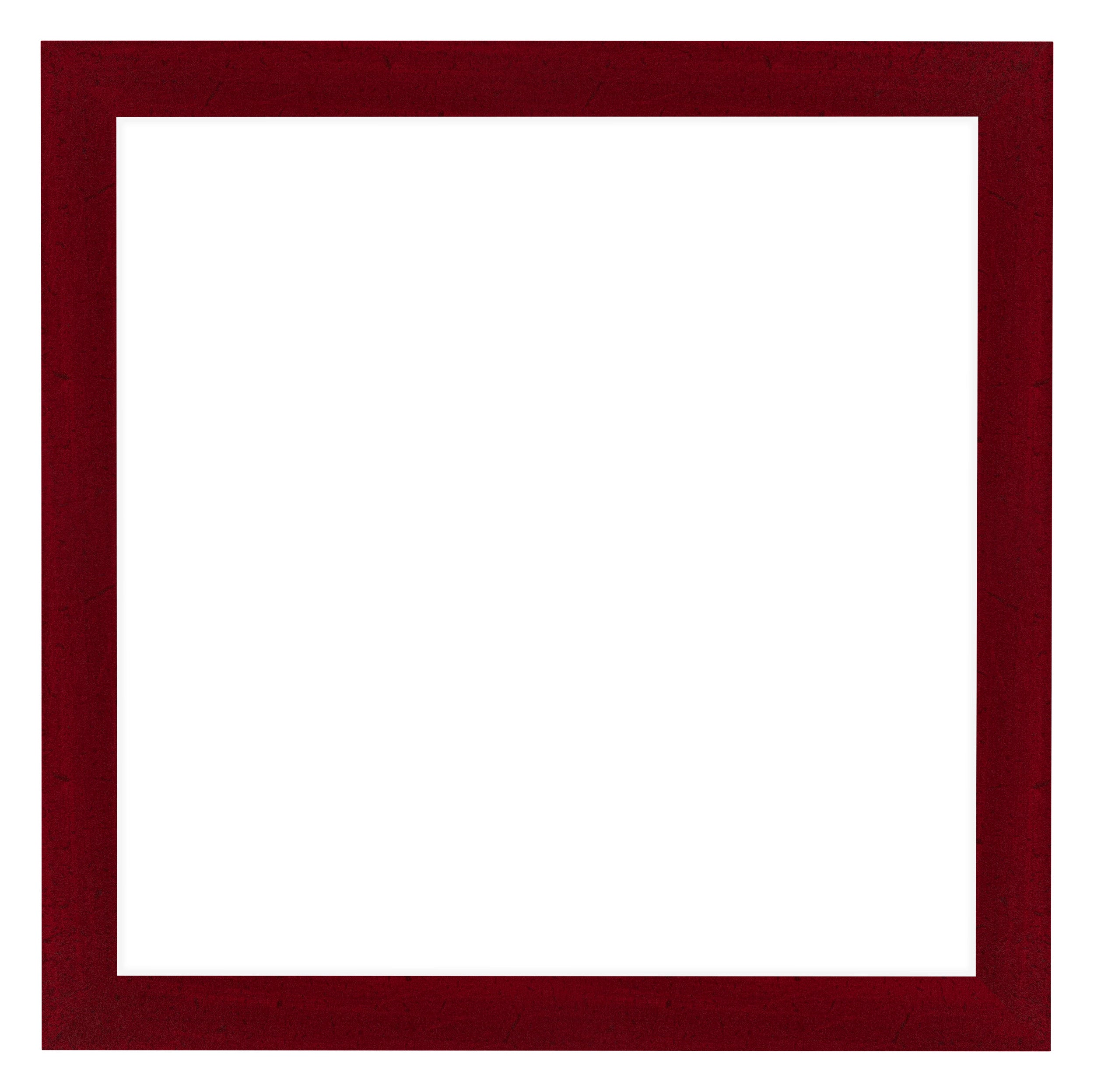 Como MDF Photo Frame 20x20cm Wine Red Swept Front | Yourdecoration.com