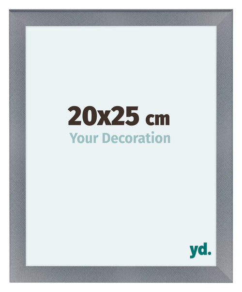 Como MDF Photo Frame 20x25cm Aluminium Brushed Front Size | Yourdecoration.com