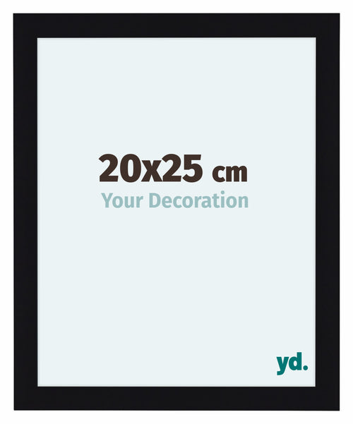 Como MDF Photo Frame 20x25cm Black High Gloss Front Size | Yourdecoration.com