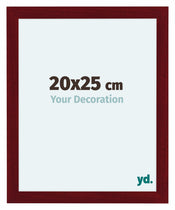 Como MDF Photo Frame 20x25cm Wine Red Swept Front Size | Yourdecoration.com