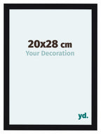 Como MDF Photo Frame 20x28cm Black High Gloss Front Size | Yourdecoration.com