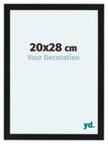 Como MDF Photo Frame 20x28cm Black Matte Front Size | Yourdecoration.com