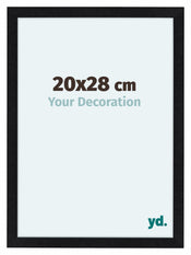 Como MDF Photo Frame 20x28cm Black Matte Front Size | Yourdecoration.com