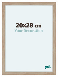 Como MDF Photo Frame 20x28cm Oak Light Front Size | Yourdecoration.com