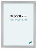 Como MDF Photo Frame 20x28cm Silver Matte Front Size | Yourdecoration.com