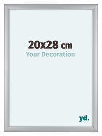 Como MDF Photo Frame 20x28cm Silver Matte Front Size | Yourdecoration.com