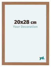 Como MDF Photo Frame 20x28cm Walnut Light Front Size | Yourdecoration.com
