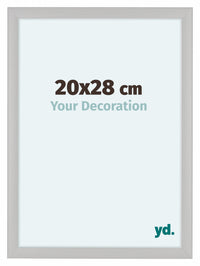 Como MDF Photo Frame 20x28cm White Woodgrain Front Size | Yourdecoration.com