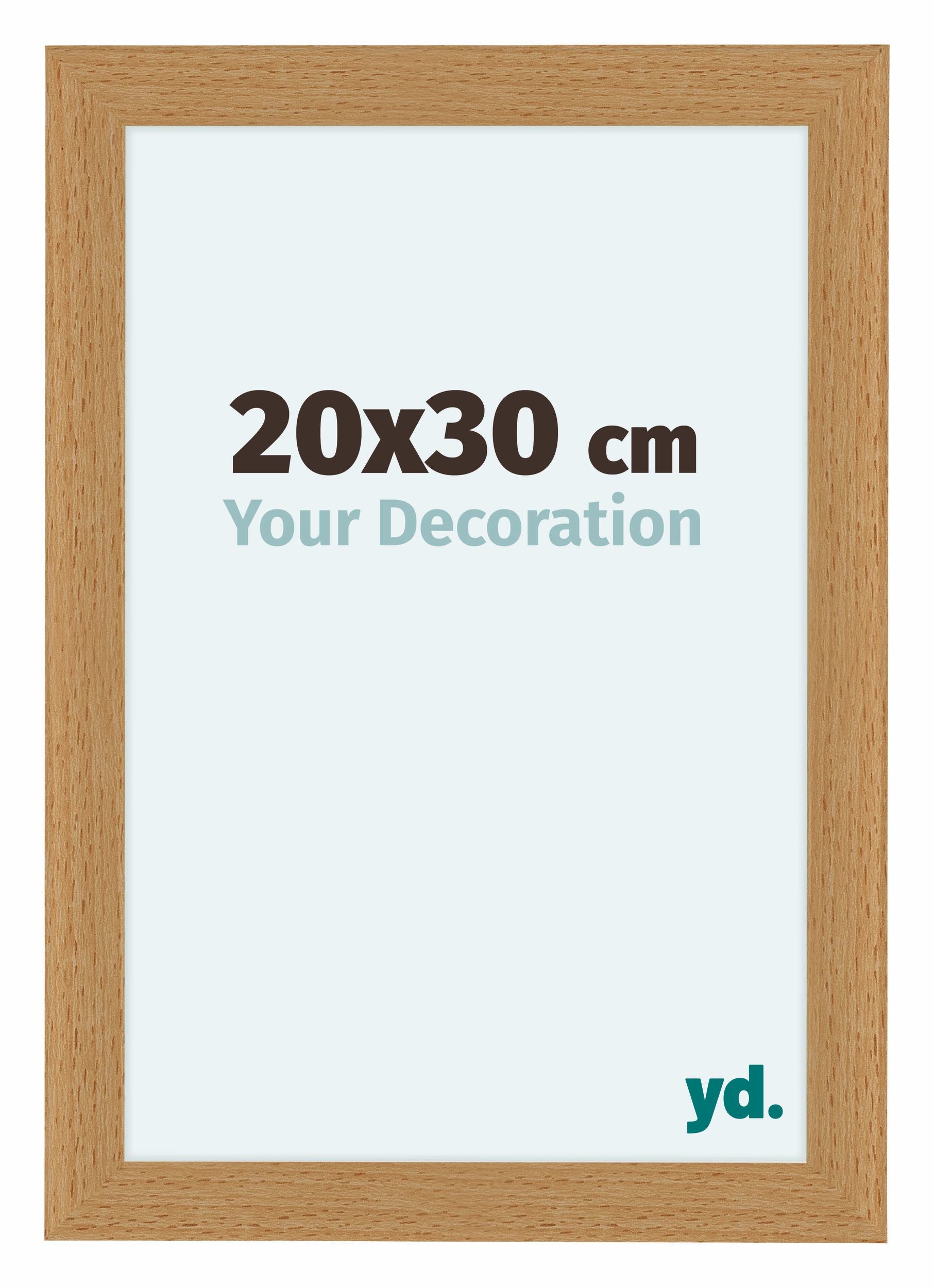 Como MDF Photo Frame 20x30cm Beech Front Size | Yourdecoration.com
