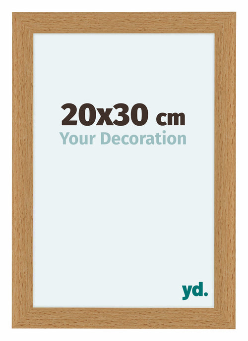 Como MDF Photo Frame 20x30cm Beech Front Size | Yourdecoration.com