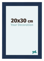Como MDF Photo Frame 20x30cm Dark Blue Swept Front Size | Yourdecoration.com