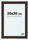 Como MDF Photo Frame 20x30cm Oak Dark Front Size | Yourdecoration.com