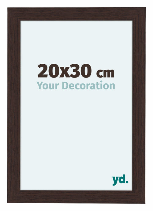 Como MDF Photo Frame 20x30cm Oak Dark Front Size | Yourdecoration.com