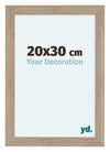 Como MDF Photo Frame 20x30cm Oak Light Front Size | Yourdecoration.com
