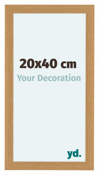 Como MDF Photo Frame 20x40cm Beech Front Size | Yourdecoration.com