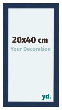 Como MDF Photo Frame 20x40cm Dark Blue Swept Front Size | Yourdecoration.com