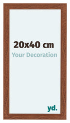 Como MDF Photo Frame 20x40cm Walnut Front Size | Yourdecoration.com