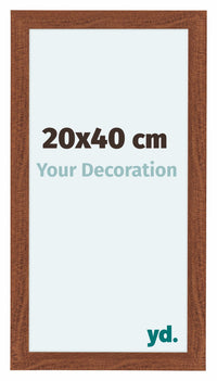 Como MDF Photo Frame 20x40cm Walnut Front Size | Yourdecoration.com