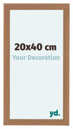Como MDF Photo Frame 20x40cm Walnut Light Front Size | Yourdecoration.com