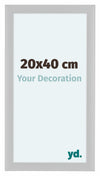 Como MDF Photo Frame 20x40cm White High Gloss Front Size | Yourdecoration.com