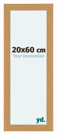 Como MDF Photo Frame 20x60cm Beech Front Size | Yourdecoration.com
