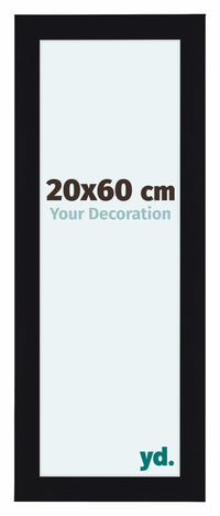 Como MDF Photo Frame 20x60cm Black High Gloss Front Size | Yourdecoration.com