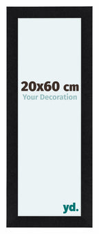 Como MDF Photo Frame 20x60cm Black Matte Front Size | Yourdecoration.com