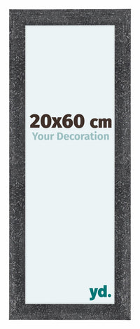Como MDF Photo Frame 20x60cm Gray Swept Front Size | Yourdecoration.com