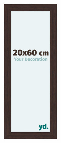 Como MDF Photo Frame 20x60cm Oak Dark Front Size | Yourdecoration.com