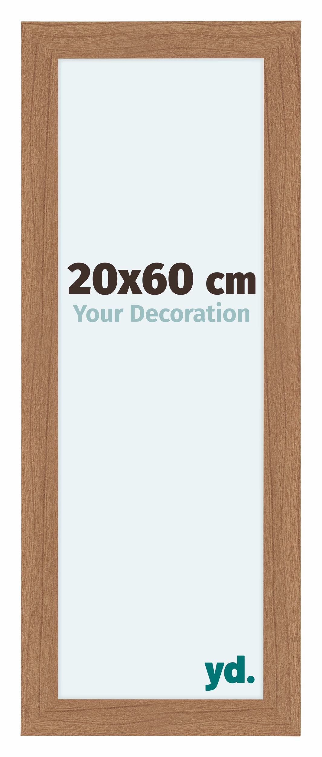 Como MDF Photo Frame 20x60cm Walnut Light Front Size | Yourdecoration.com